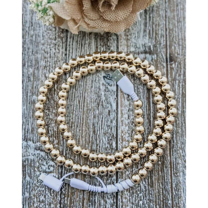 The Lyrical Spirit, LLC - Wholesale Charging Cable - Beaded Phone Charging Cables5