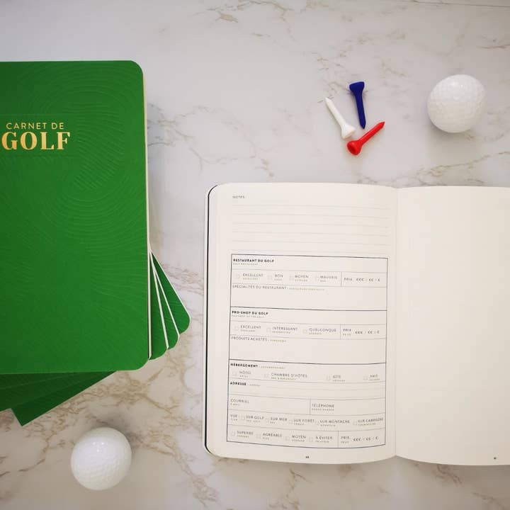 AVENTURA ÉDITIONS - Vente Journal intime - Carnet de Golf (Langue française)2
