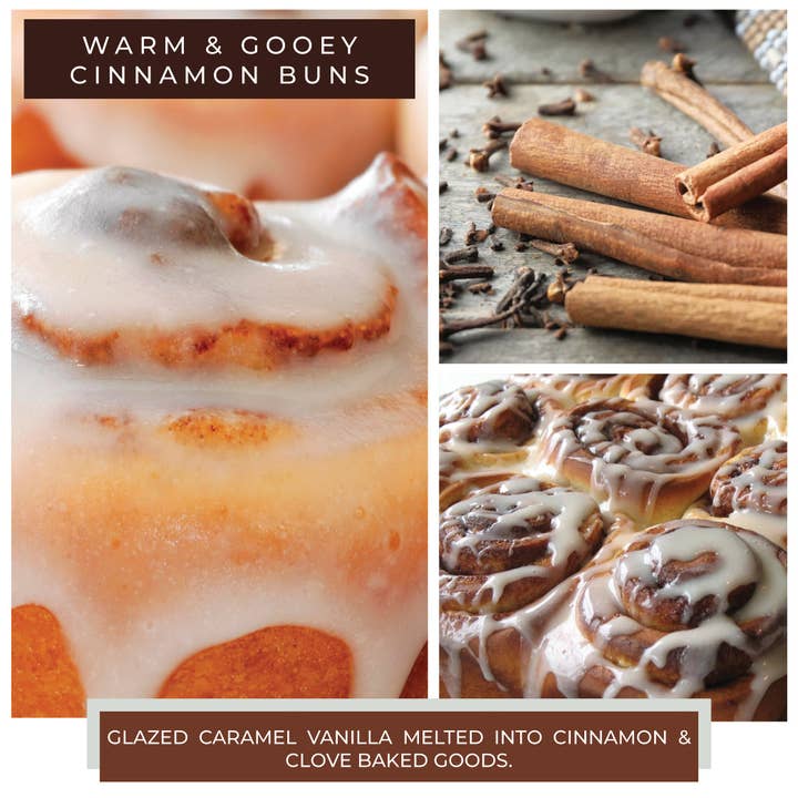 A Cheerful Giver - Wholesale Jar/Filled Candle - KOTL Papa Candle (34oz.) – Warm & Gooey Cinnamon Buns