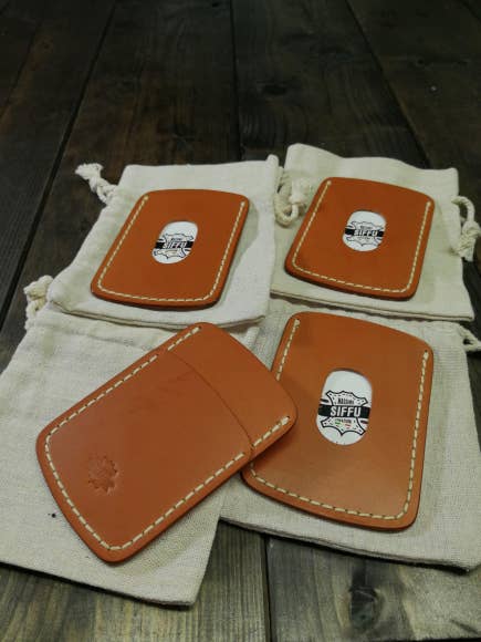 Pocket Card Holder for wholesale by Massimo Siffu Creazioni