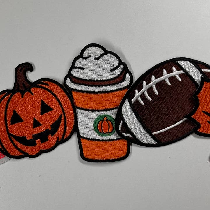 Aloe and Milk Boutique - Wholesale Patch - Fall Pumpkin Patch, fall patches, holiday, game day2