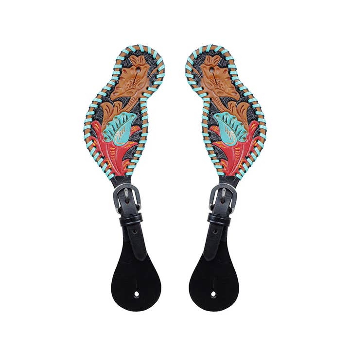 FRINGE & LUXE – Engroshandel Rideudstyr – Tooled sæt med 6 matchende stykker til hesteudstyr5