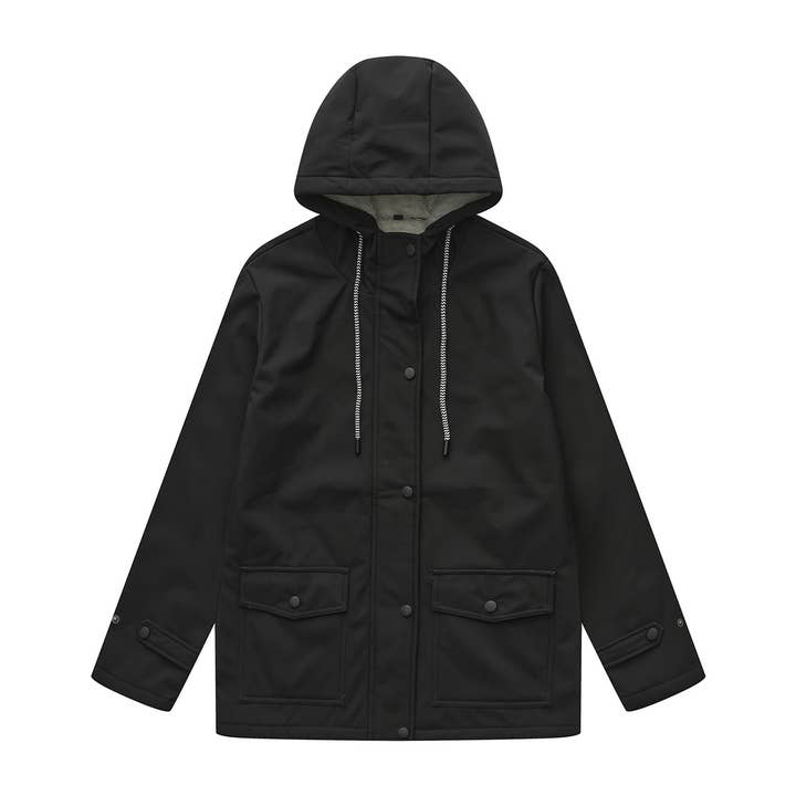 Lily Clothing - Wholesale Coat - Women's - Composite fleece waterproof hooded windbreaker0