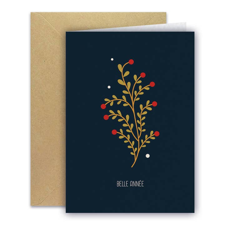 Greeting card - Foliage for wholesale by Maison Joliette