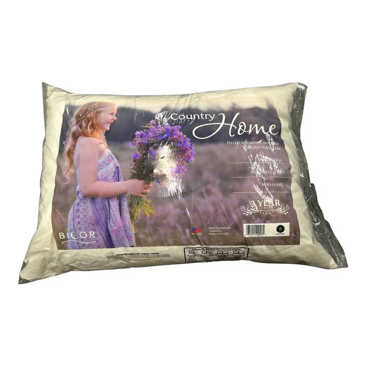 Borden Textile - Wholesale Bedding Pillow - King 20 x 36 Country Home Microfiber Pillow Pack of 8 24oz