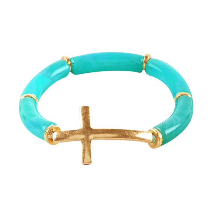 Viv&Lou - Vente Bracelet jonc - Bracelet Grace Cross4