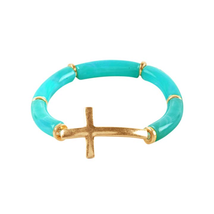 Viv&Lou - Wholesale Bangle Bracelet - Grace Cross Bracelet