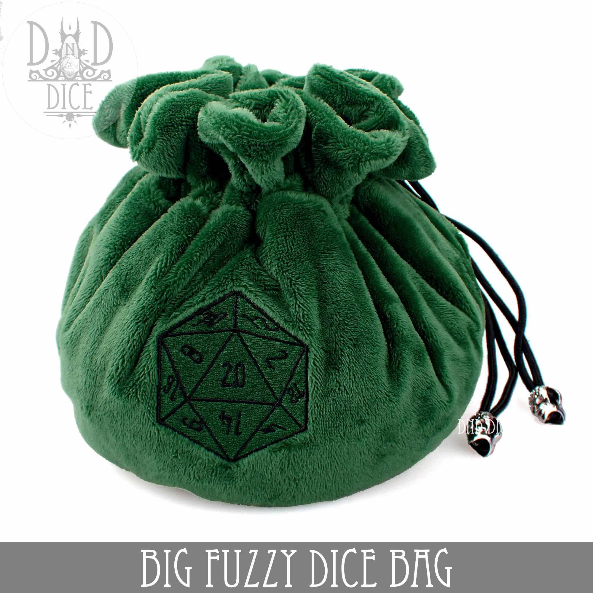 DNDDICE.COM - Wholesale Dice - Big Fuzzy Dice Bag - 6 Colors0