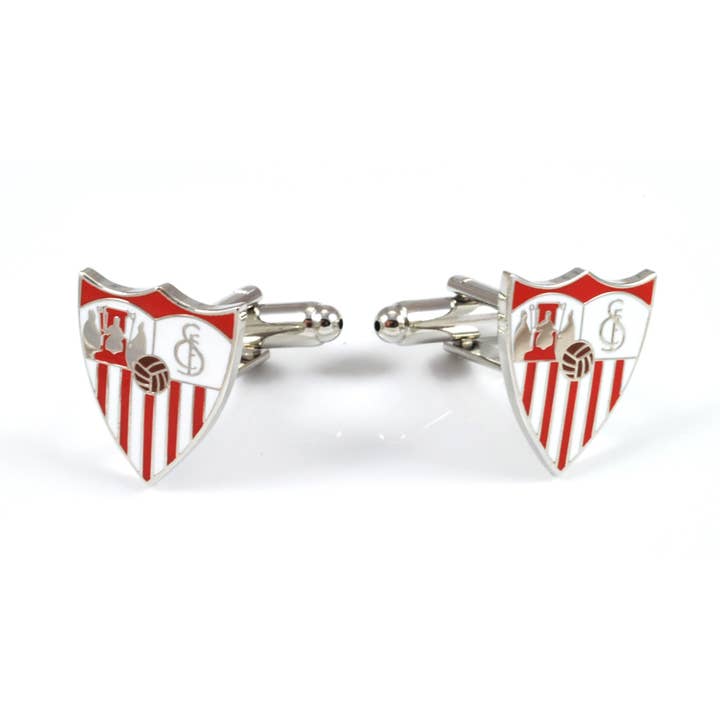 Beclosetoyou - Wholesale Cufflinks - Cufflinks for Sevilla FC Shirt 17 mm2