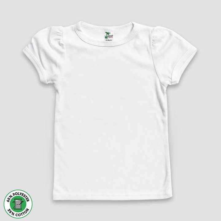 T-shirt con maniche a palloncino in poliestere per bambini e ragazzi | Nessun minimo! per la vendita all'ingrosso da parte di Laughing Giraffe