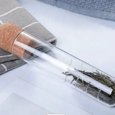 The Grateful Tea Co - Wholesale Tea Strainer/Infuser - Glass Tube Infuser for Loose Tea