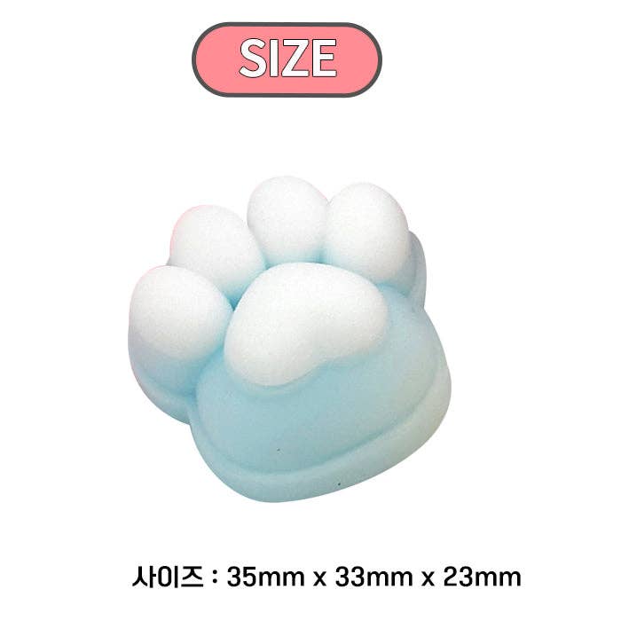 K-Wonderland - Wholesale Squishy Toy - Kids & Baby - Kitty Paw Pop Squishy 5 Colors Random Box6