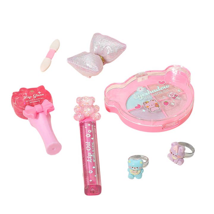 Sensibling Corp. - Wholesale Makeup Kit - Kids - 7PCS - HOT FOCUS Kids Glitz Beauty Set4