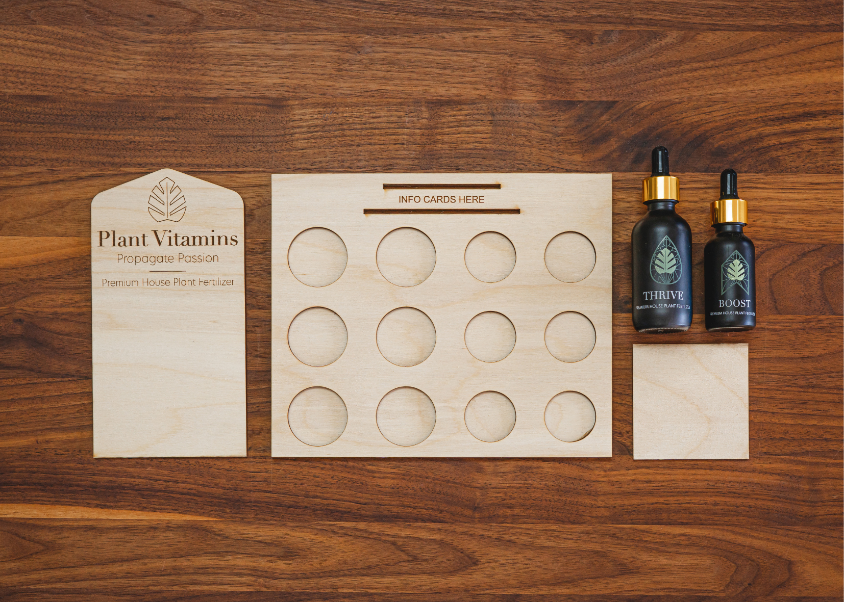 Plant Vitamins - Wholesale Retailer Display - Home & Living - Fertilizer + Info Card Display Stand1