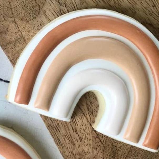 Wildflour Bakery - Wholesale Cookie - Boho Style Rainbow Sugar Cookies