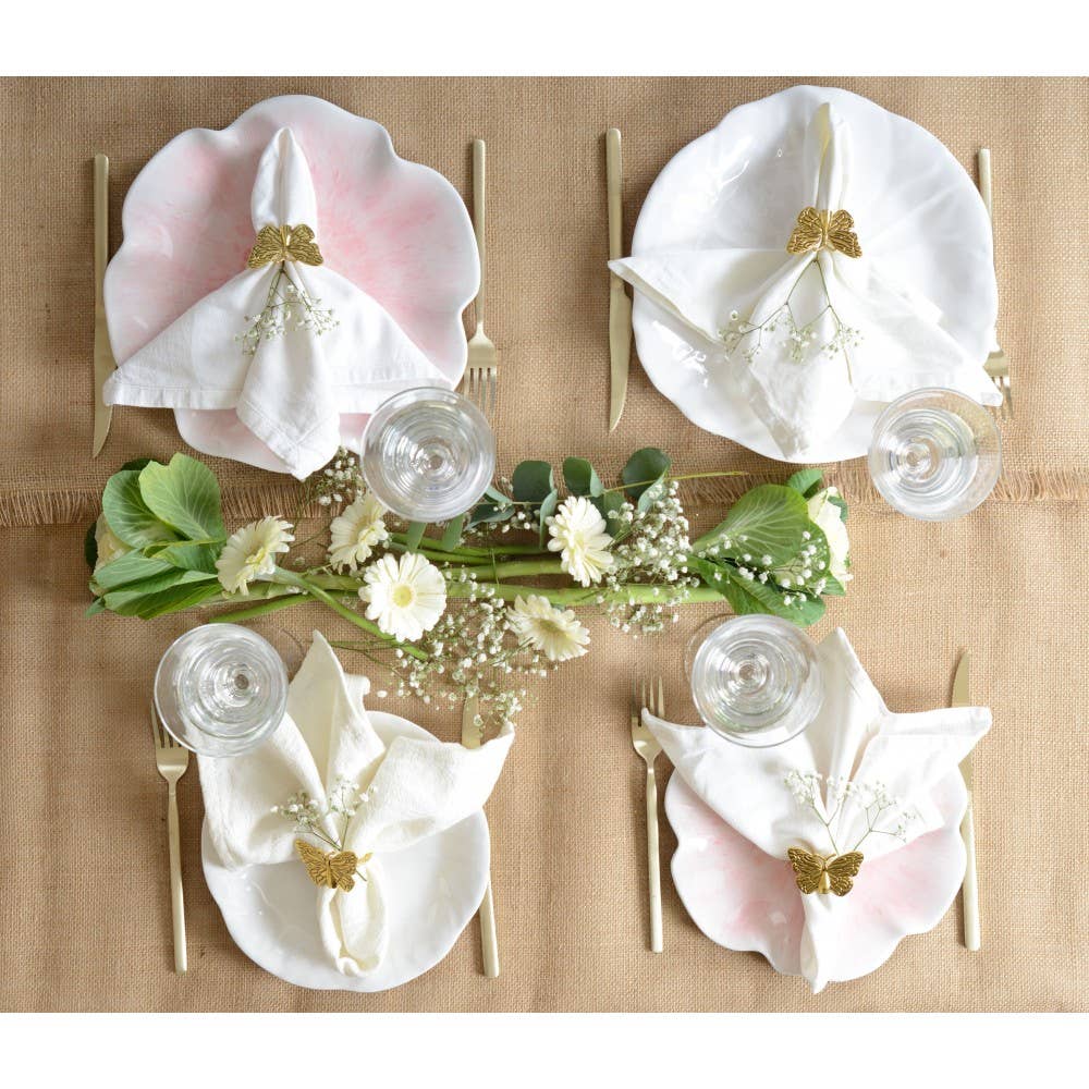 AULICA - Wholesale Dinner Plate - Pink melamine dessert plate 23x23x2cm3