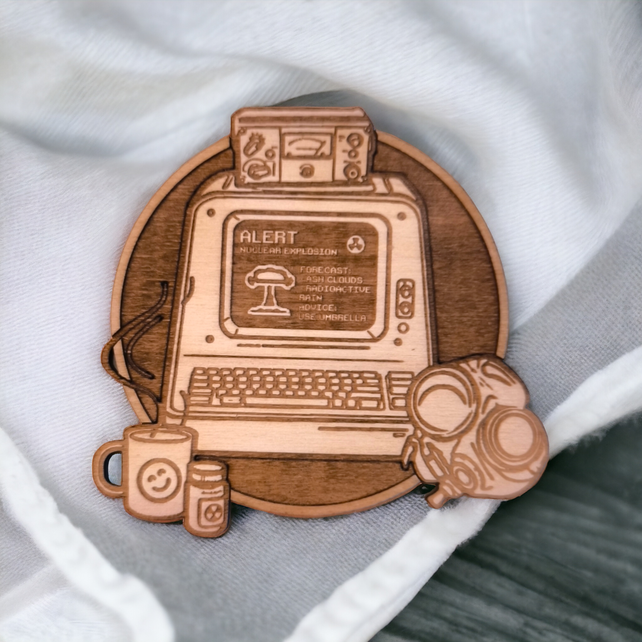 Studio Rima - Wholesale Onderzetters - Set van 6 Fallout Coasters - Perfect cadeau 6