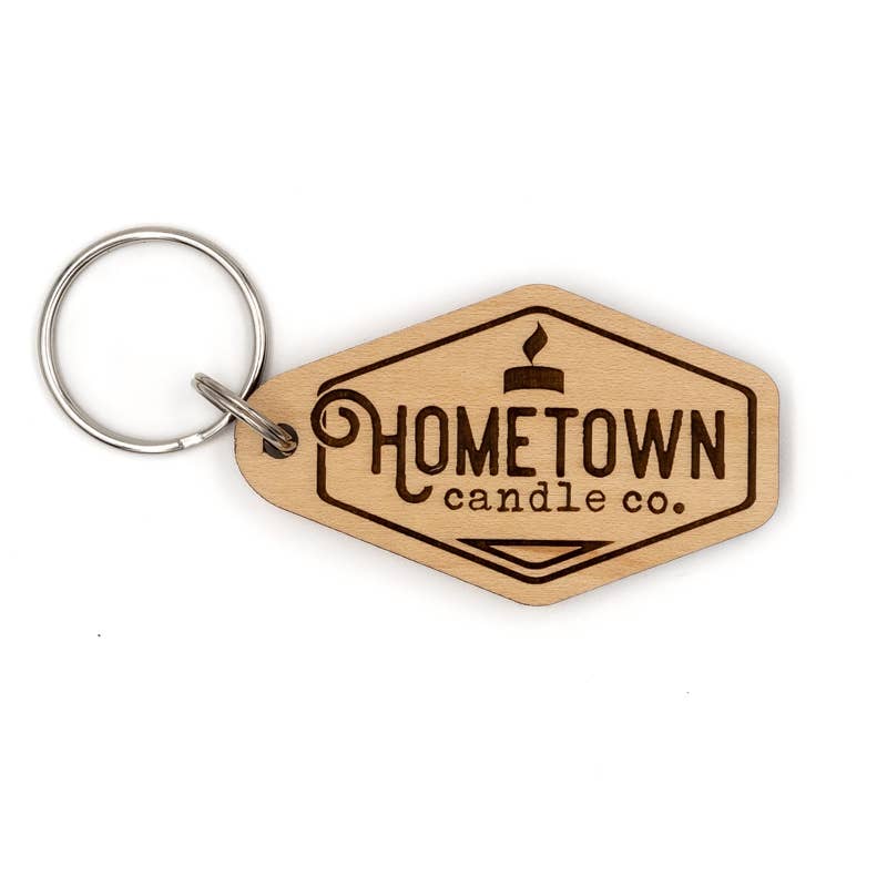 Steamer Lane Design - Wholesale Keychain - Unisex - Custom Wood Keychains8
