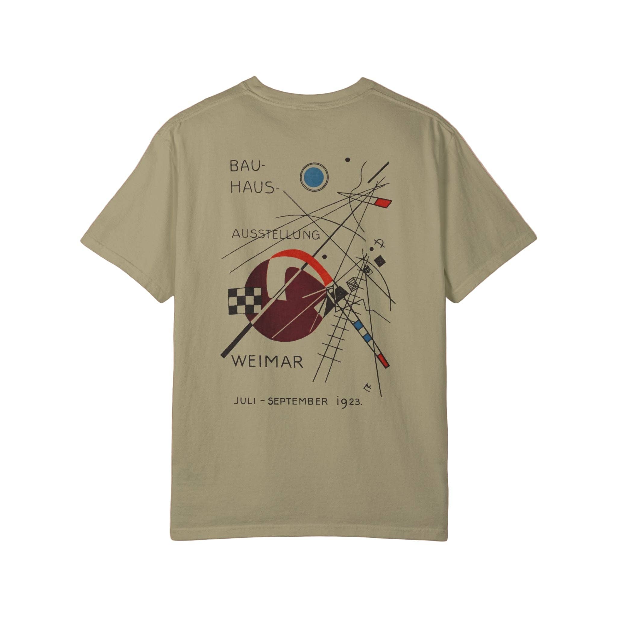 KILLER RETRO – wholesale Screen printed t-shirt – unisex – Vintage Bauhaus Vasily Kandinsky Retro Graphic Tee3