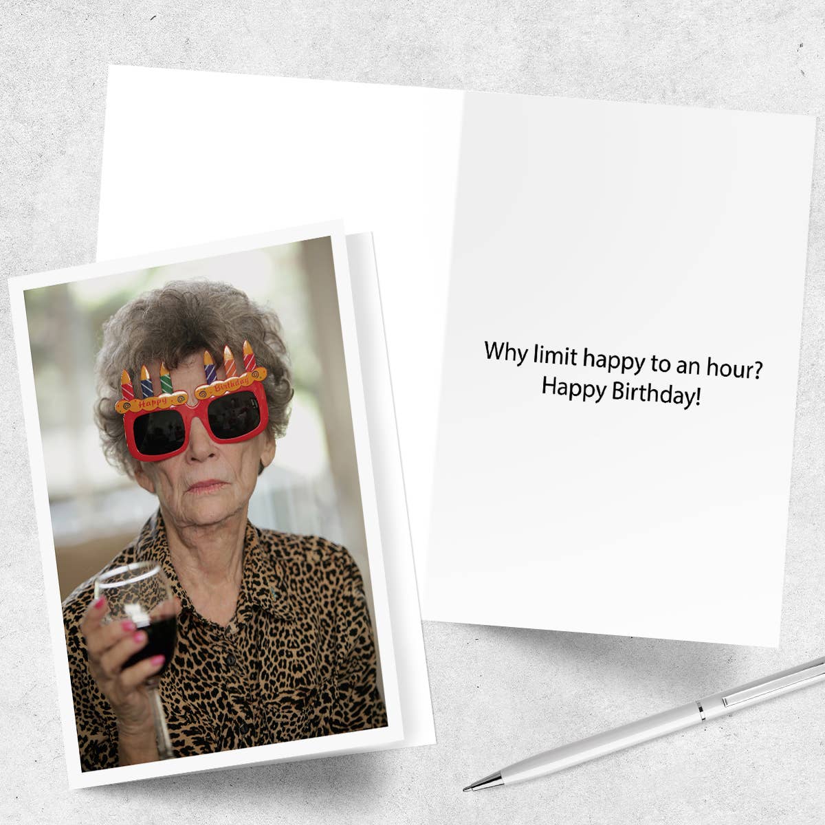 Palm Press - Wholesale Birthday Card - Birthday Glasses Happy Birthday Card2