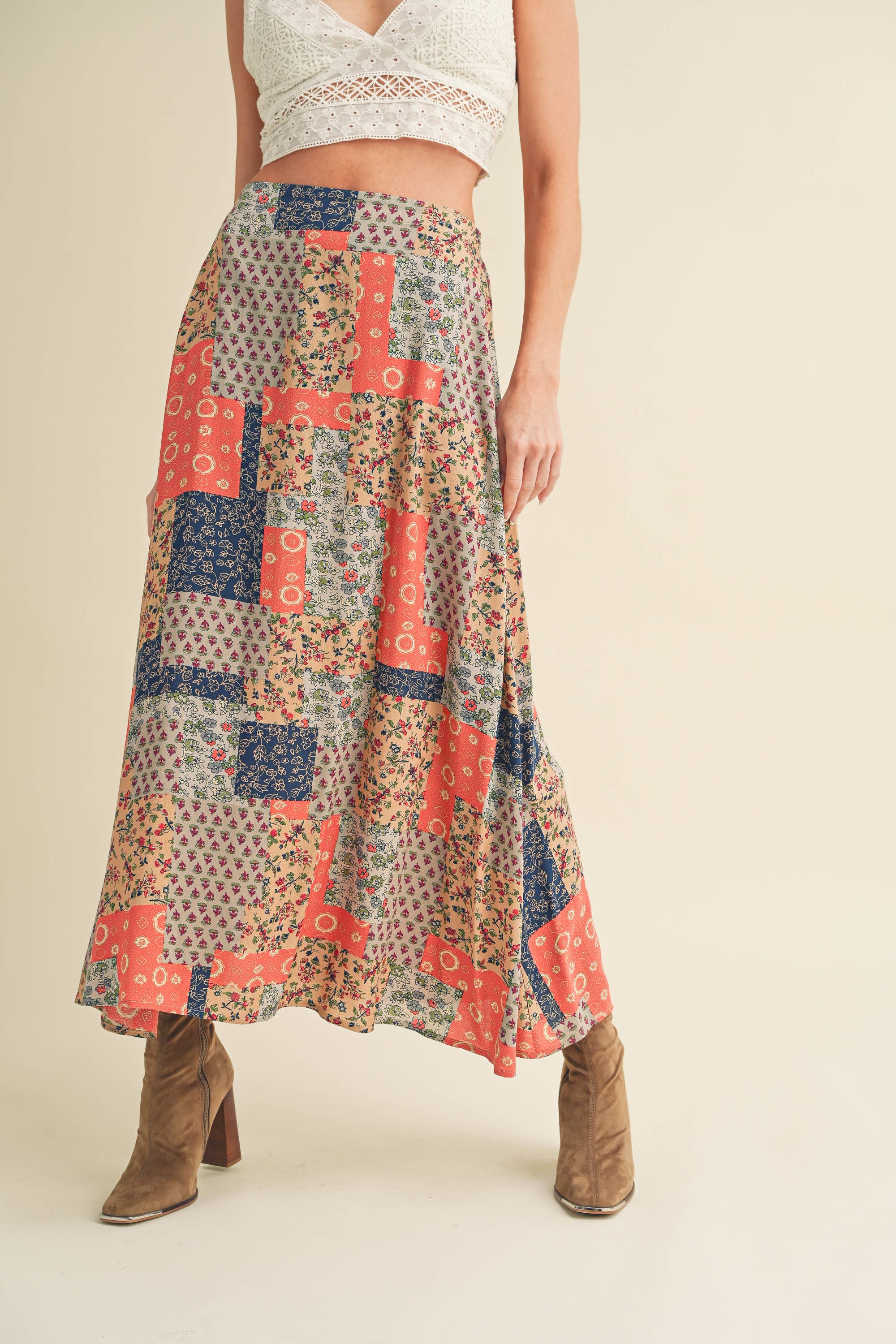 AEMI + CO - Wholesale Skirt - Women's - 773DN Bradyn Print Skirt14
