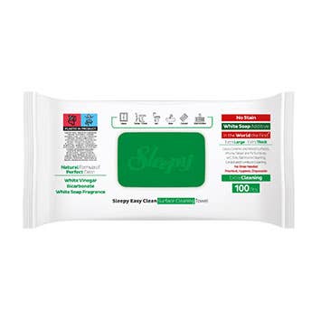 sleepy - Wholesale All-Purpose Cleaning Wipes - Sleepy Easy Clean Bicarbonate Wipe - White Soap
1