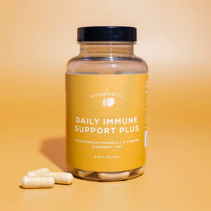 Capsules de soutien immunitaire quotidien pour la vente par The Elderberry Co