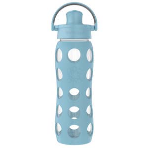 Joyjolt Glass Water Bottles With Stainless Steel Cap - 32 Oz Water