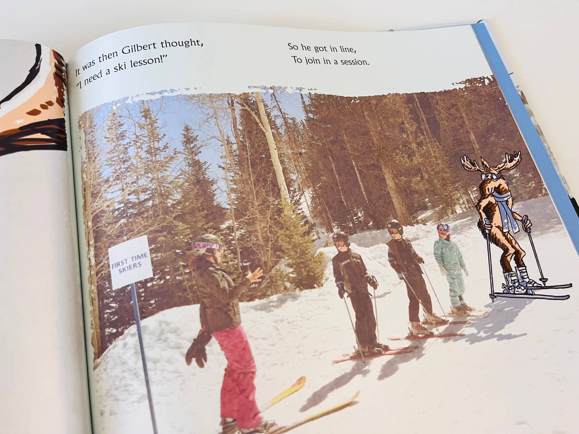 Gilbert The Moose - Rick Pieros Photography - Vendita all'ingrosso Libro per l'infanzia (3-5) - Gilbert l'Alce Impara a Sciare - Libro per bambini5