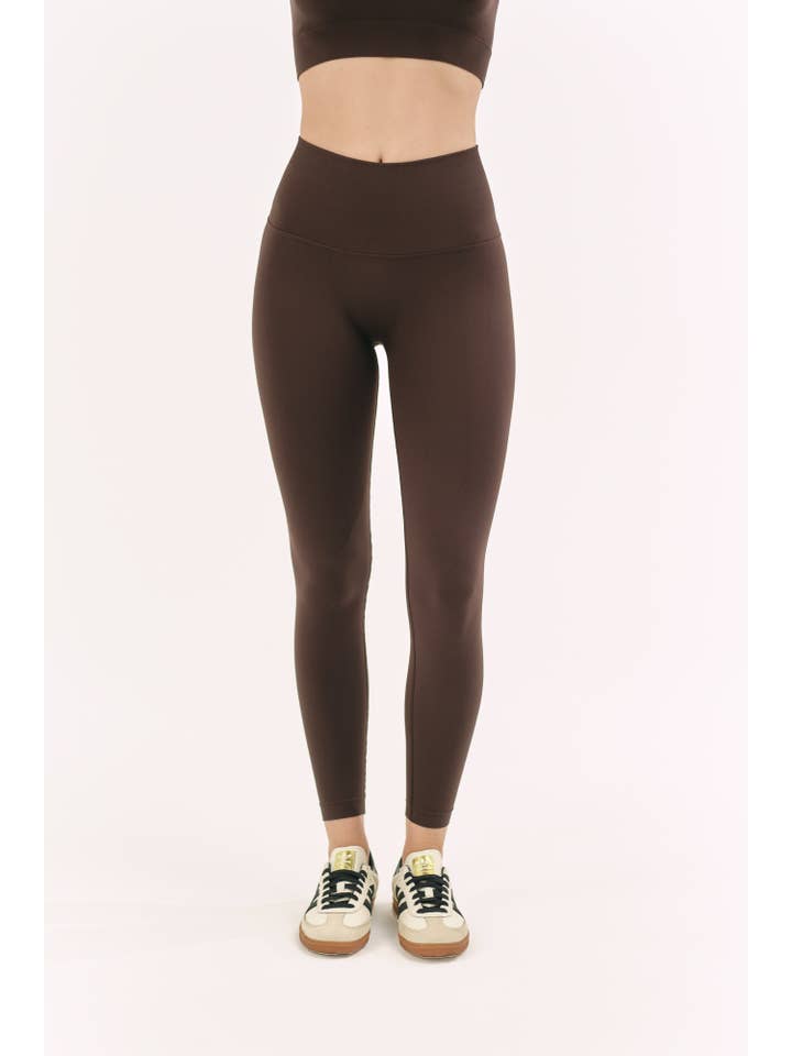 SIAWEAR - Wholesale Fashion Leggings - Women's - Push Up Leggings 200 den. CHOCOLATE KISS Yoga Pilates 🇮🇹
