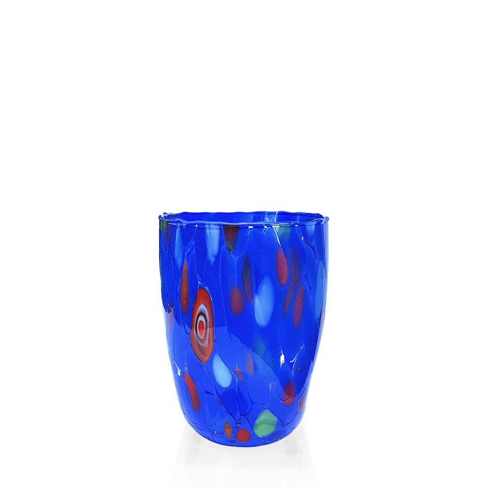 Alice Sturzinger LLC - Wholesale Drinking Glass/Cup - Venezia Murano Glass Cup- Assorted Color Opt7