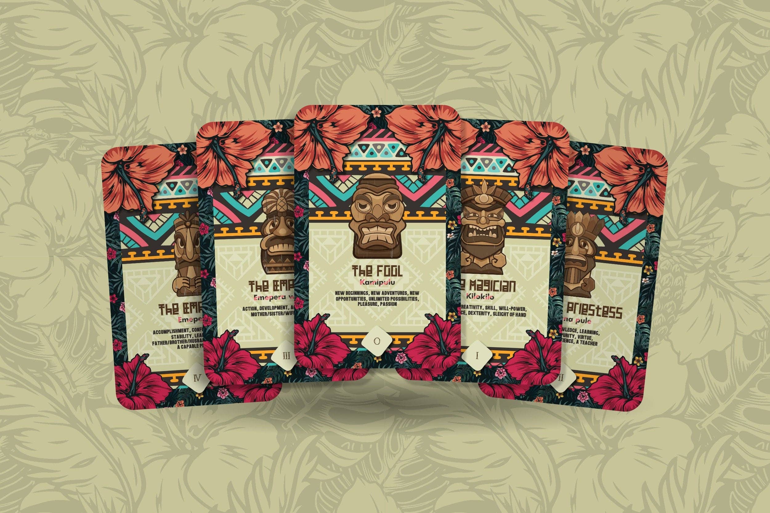 Ibiza Tarot USA - Wholesale Tarot Cards - Tiki Tarot - Major Arcana4