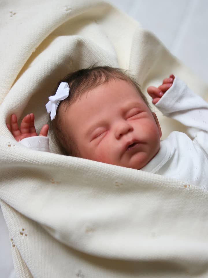 Pacote de 2 Clipes de Arco Lovelia Mini - Branco por atacado de Liv & Loke