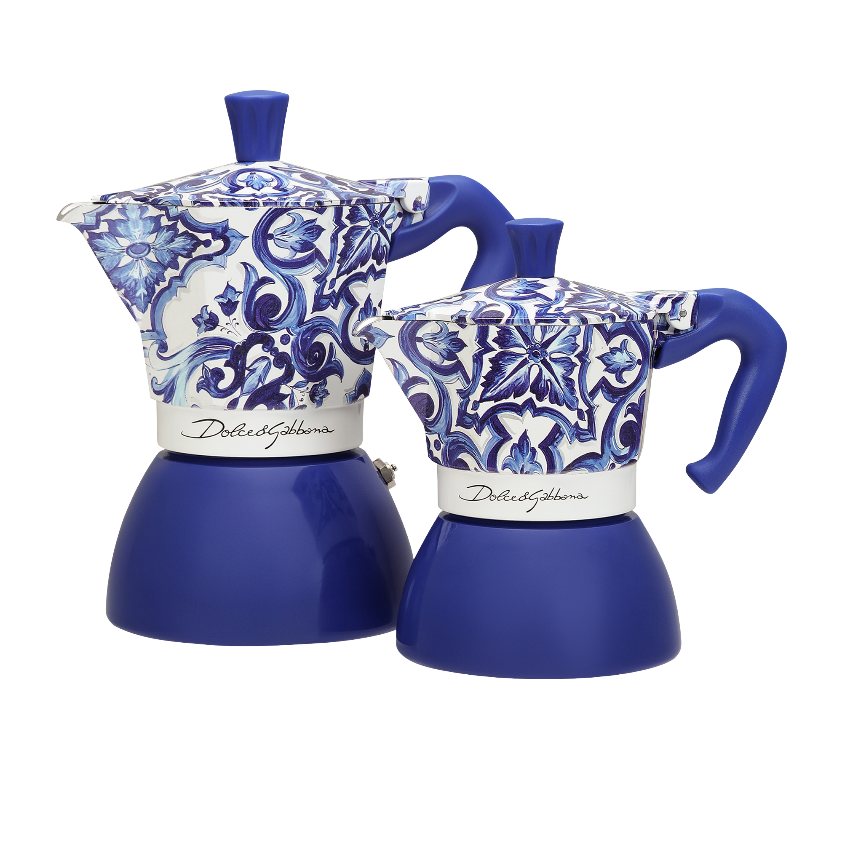Bialetti X Dolce&Gabbana Blue Mediterranean Moka Induction for wholesale on Faire3