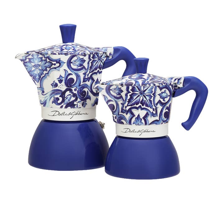 Bialetti X Dolce&Gabbana Blue Mediterranean Moka Induction for wholesale on Faire3