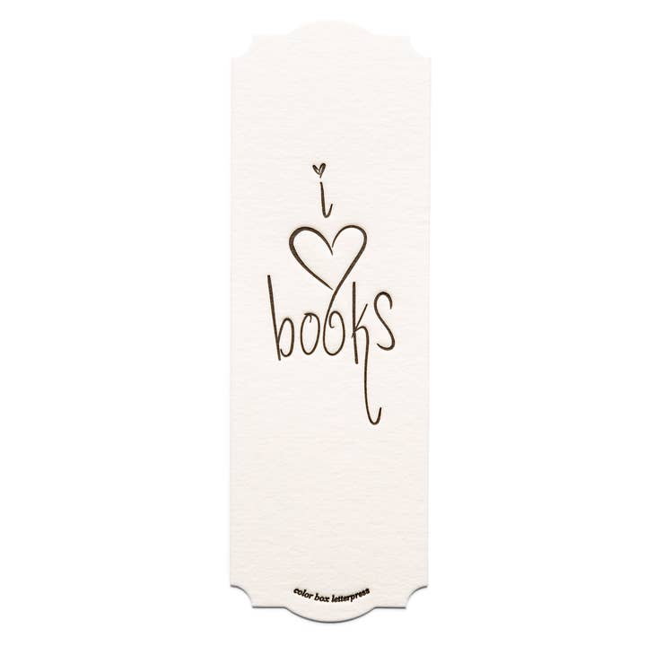 Color Box Design & Letterpress - Wholesale Bookmark - Bookmarks | I love books!