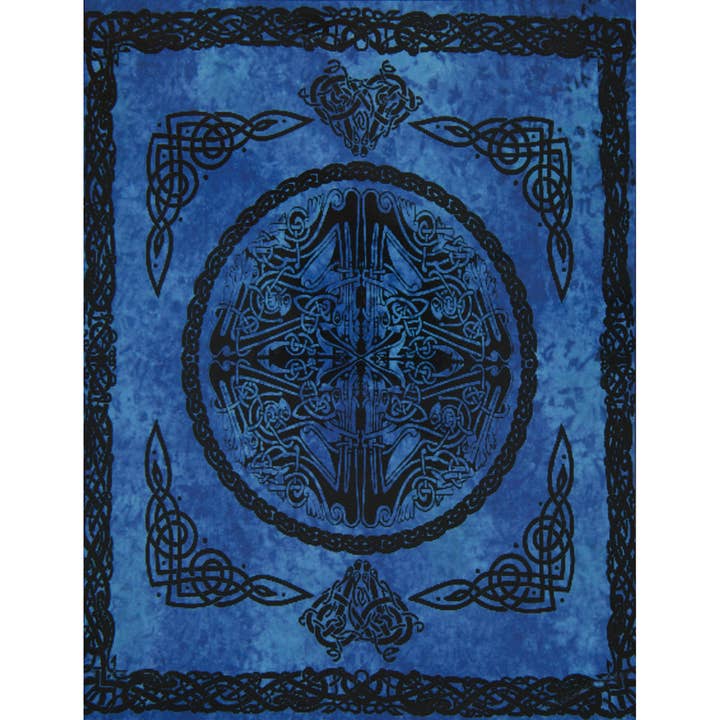Web of Life Blue Single Tapestry for wholesale by Official Store