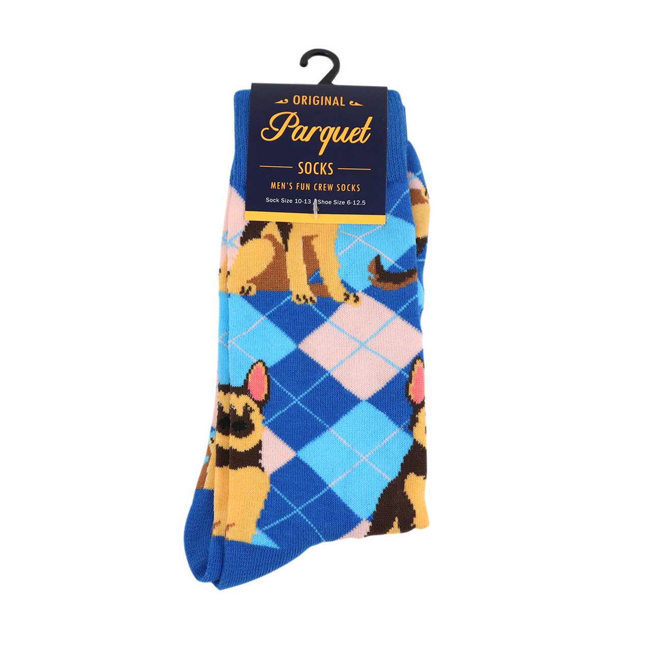 Selini New York - Wholesale Socks - Men's - German Shepherd Argyle Socks for Men3