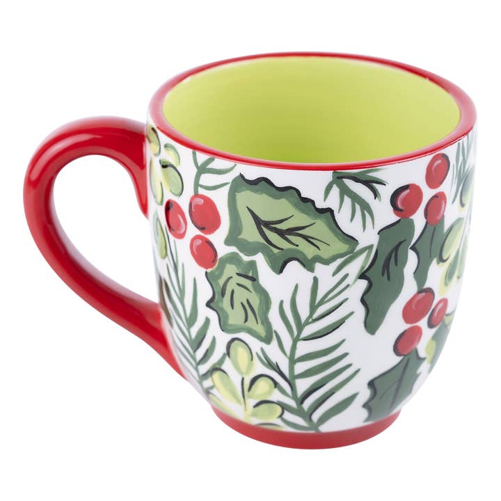 Holly Mug for wholesale by Glory Haus
