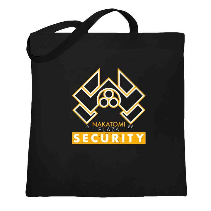 Sac fourre-tout rétro de Noël Nakatomi Plaza Security 1988 pour la vente par Pop Threads