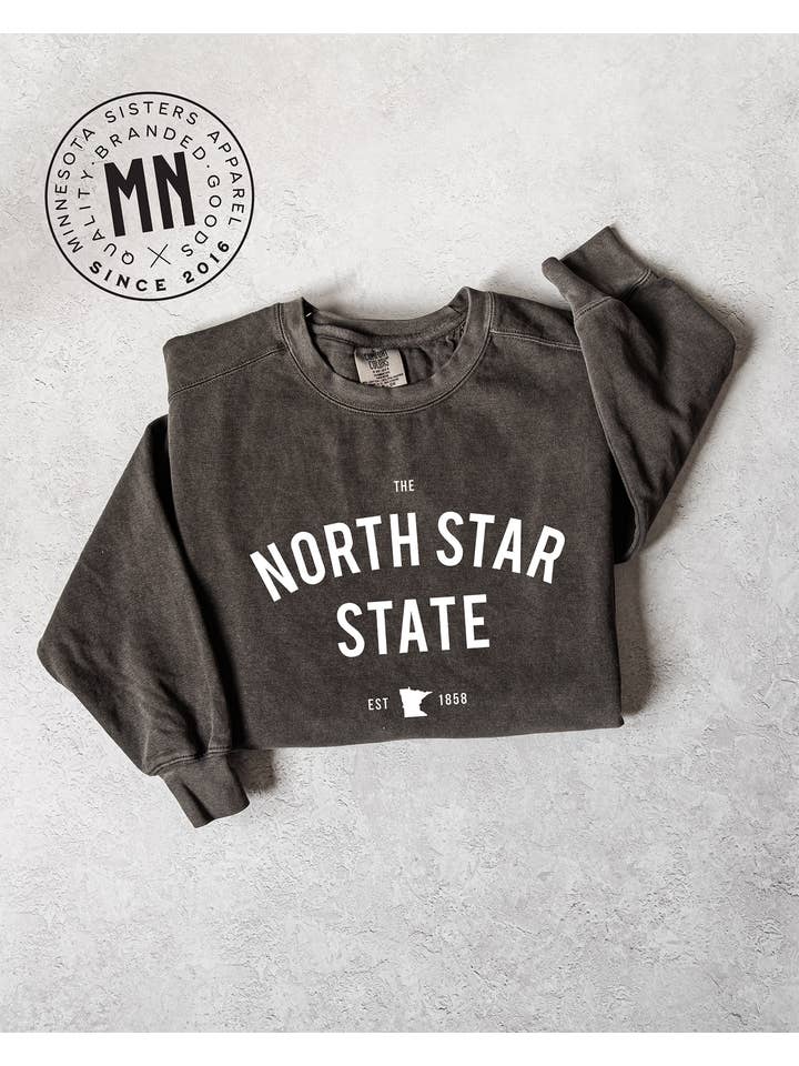 Minnesota Sisters - Wholesale Graphic Sweatshirt - Unisex - The North Star State Crewneck3