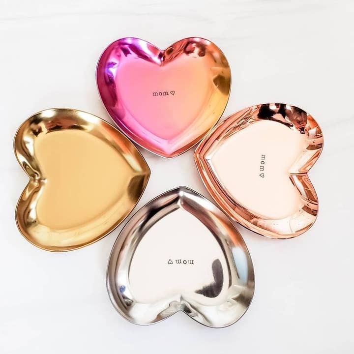 Salt and Sparkle – Großhandel Schmuckschalen – Shit Just Got Schmuck-Ringschale in Herzform