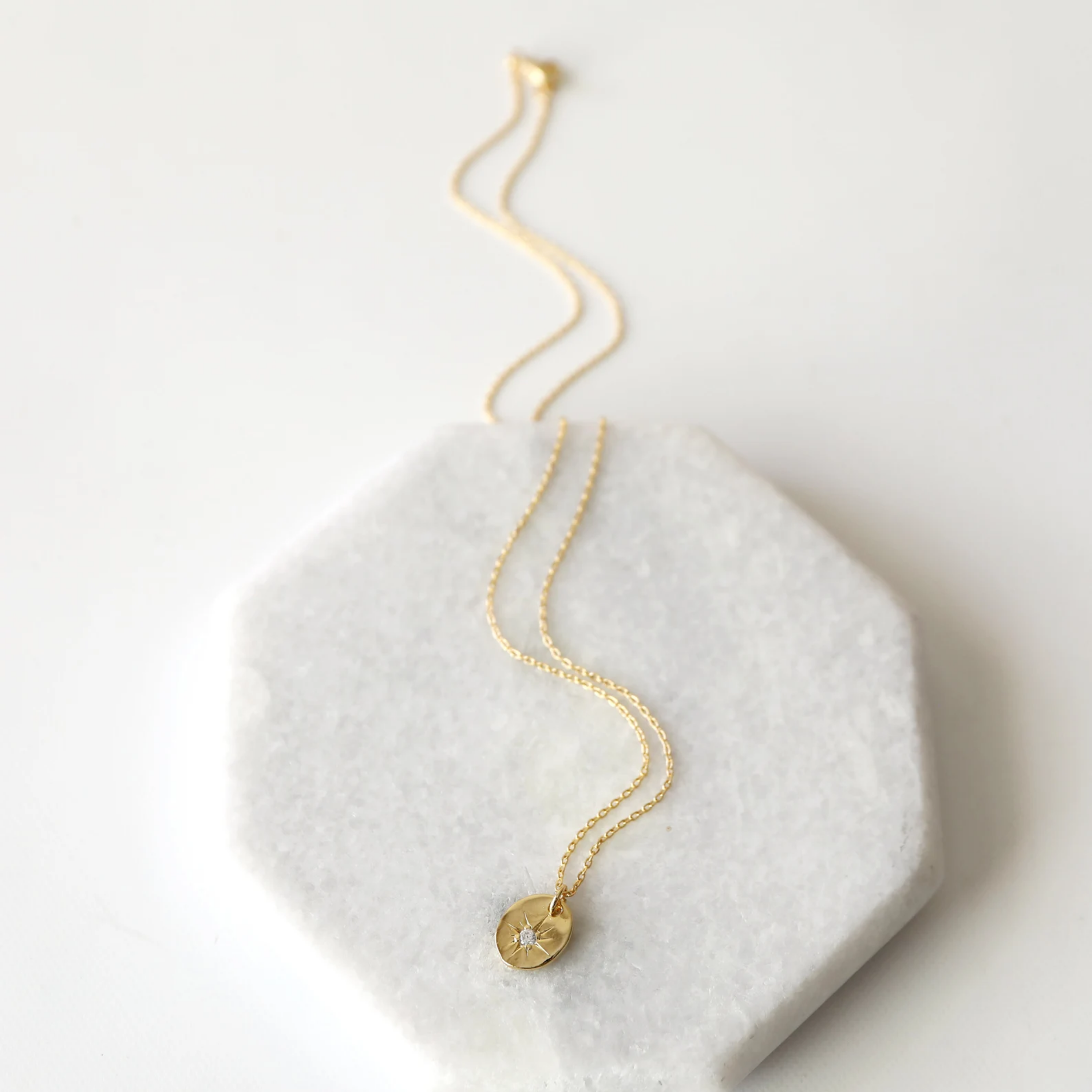 Faith & Life Christian Brands – wholesale Pendant/charm necklace – "Christ In Me" 14k Gold Cubic Zirconia Christian Necklace6