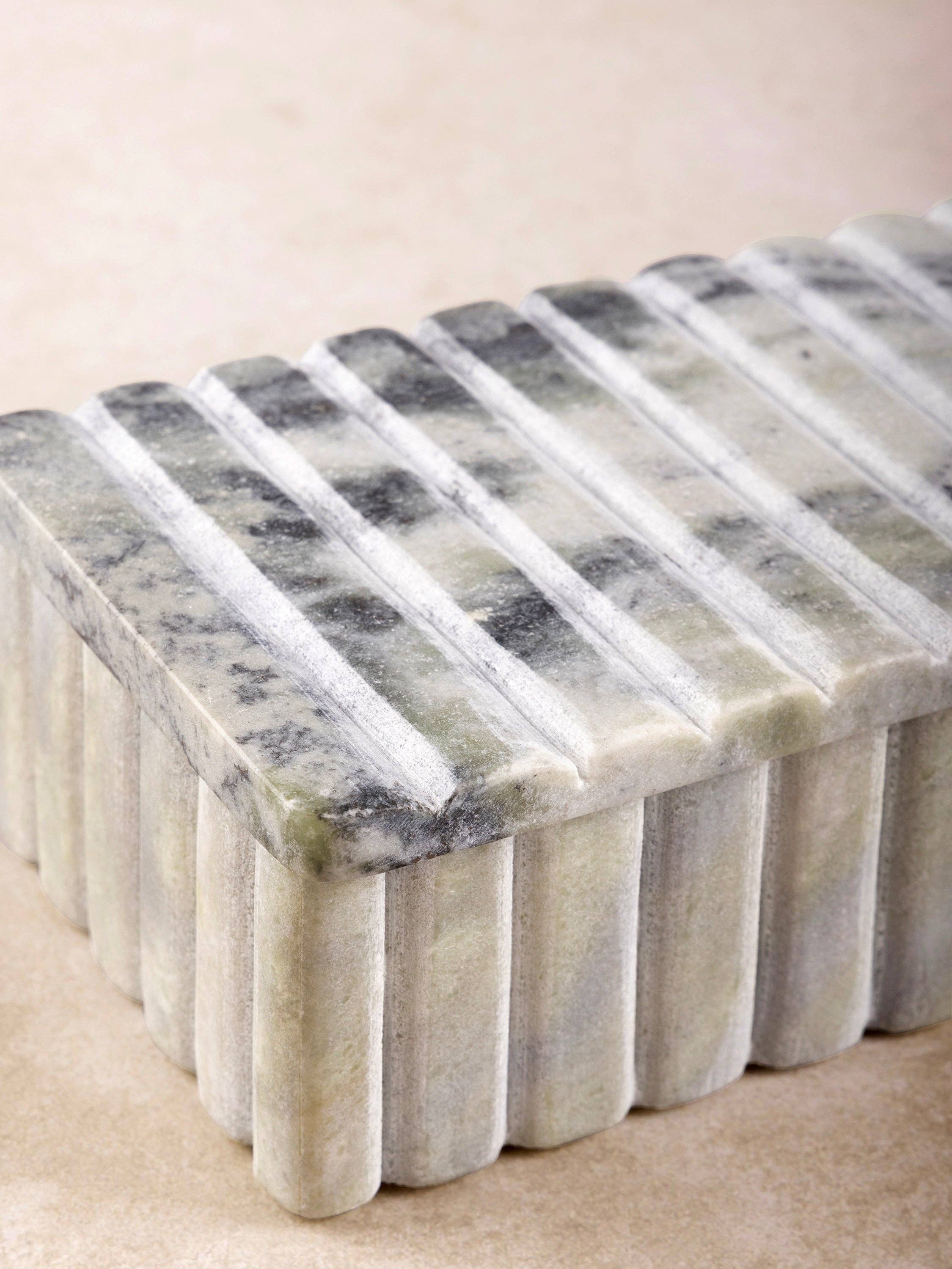 GAURI KOHLI – Großhandel Dekoschachteln – Kuba Dekorative Box – Travertin & Onyx Varianten5