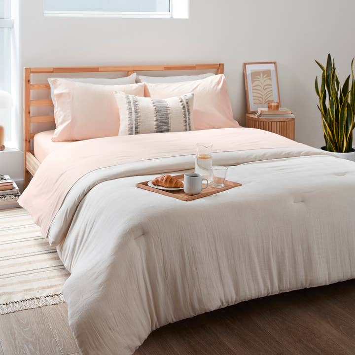 Five Looms - Wholesale Sheet Set - Five Looms Everyday Percale 100% Cotton Bed Sheets Set