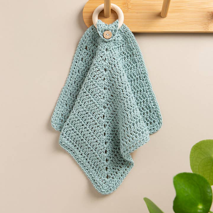 Eco Dish Cloth Easy Crochet Kit for wholesale by Wool Couture Company