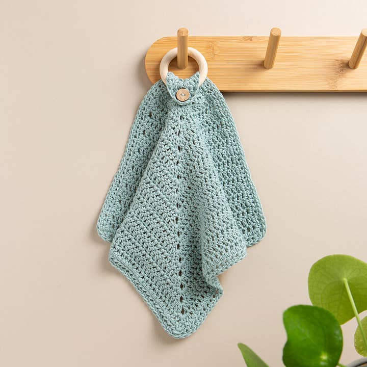 Eco Dish Cloth Easy Crochet Kit for wholesale by Wool Couture Company