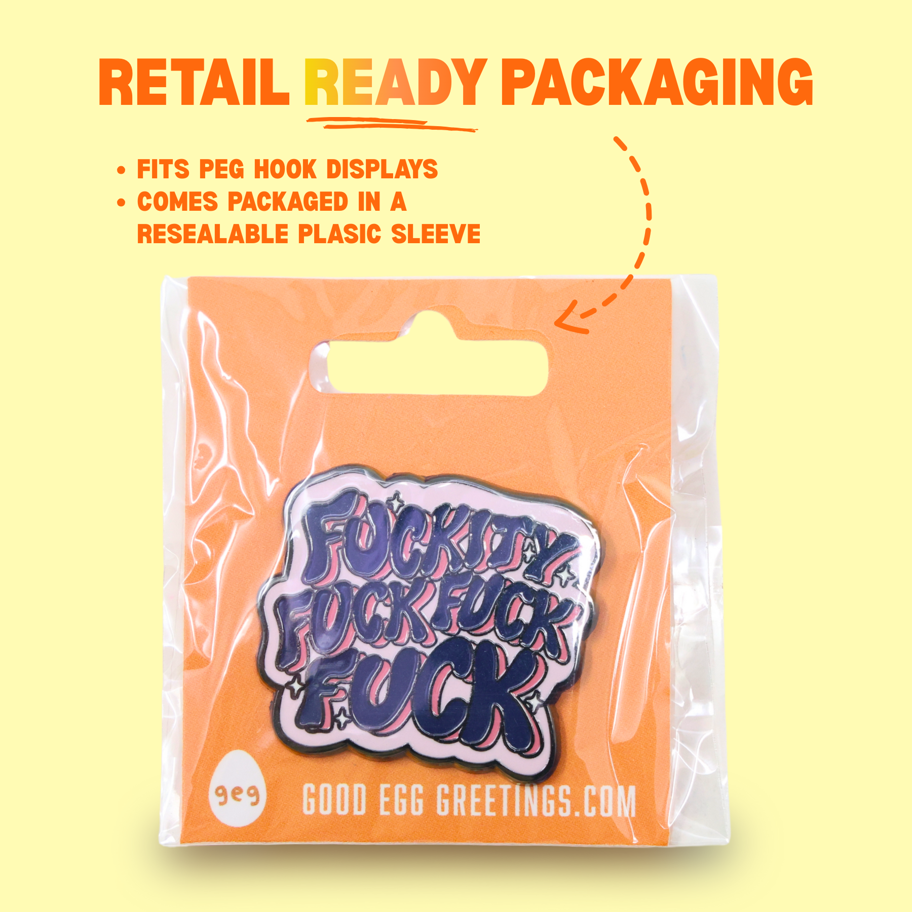 Sleazy Greetings - Vente Broches - Rempli de rage | Épingle en émail amusante2