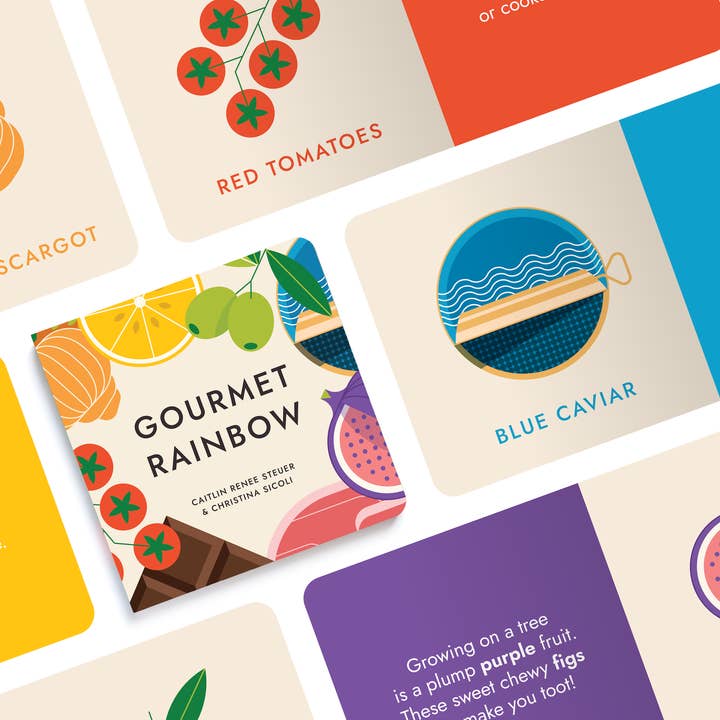 Chunky Deli - Wholesale Book - Kids - Gourmet Rainbow Board Book