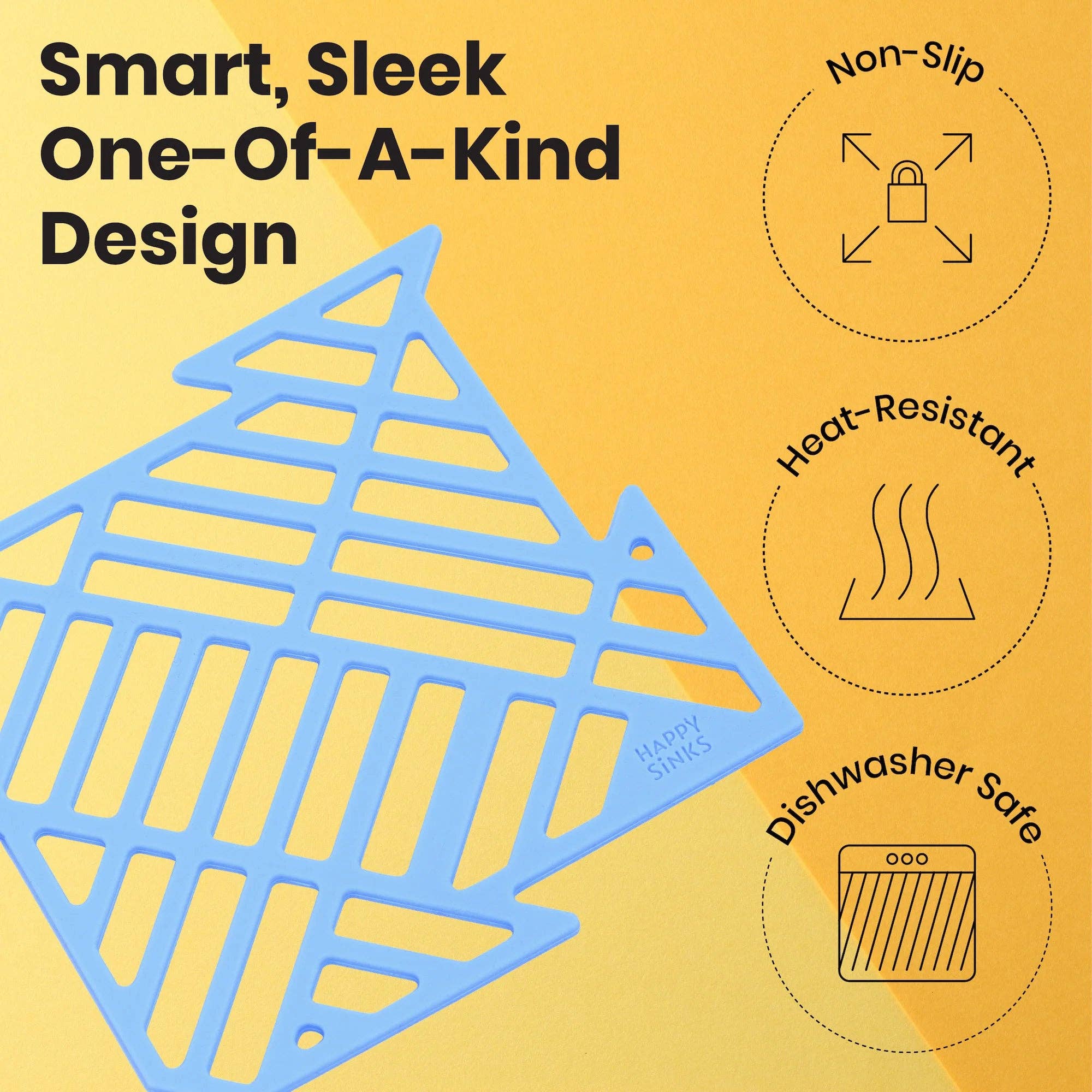 HAPPY SiNKS - Wholesale Sink Strainer/Stopper - Kitchen Sink Mat - Silicone11